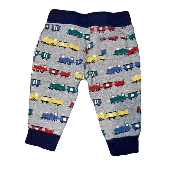 BABY BODEN TRAIN PANTS 3-6 MONTHS 68CM - Picture 1 of 8